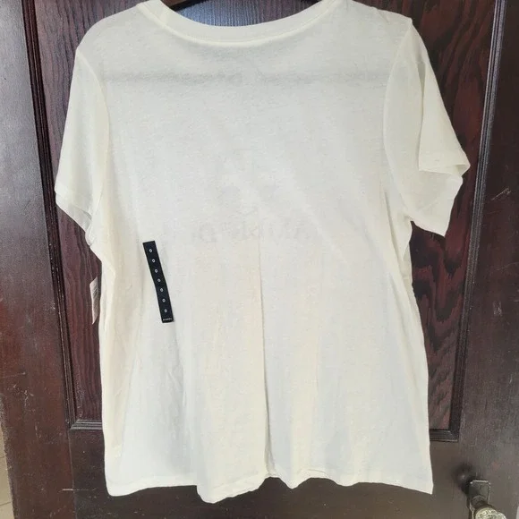 Torrid University of Cambridge White Graphic T Shirt Tee Relaxed Fit NEW Size 0 - Picture 5 of 5